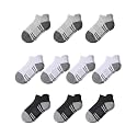 Somaibo 10 Pairs Boys Girls Ankle Socks Kids Athletic Socks No Show