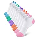 Somaibo 10 Pairs Kids Socks for Boys Girls Low Cut Athletic Ankle Socks