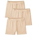 Somaibo 3 Pack Girls Bike Shorts Kids Cartwheel Under Dress Cotton Short