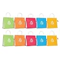 Soman Jute Ecofriendly Return Gift Bags Ganesha Printed Colorful bags with Zip Pack of 10 Bags
