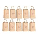 SOMAN Jute Ecofriendly Return Gift Water Bottle Bags | 2 Litre Bottle Holder – Natural Thank you printed Pack of 10 Bags