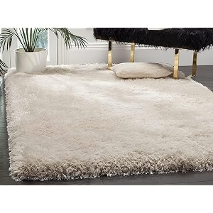 someda  15x3 feet red collection of finishing anti slip shaggy fluffy fur rugs and carpet for living room bedroom