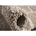 SOMEDA 2x5 feet Beige Box Collection of Finishing Anti Slip Shaggy Fluffy Fur Rugs and Carpet for Living Room, Bedroom