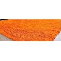 SOMEDA 2x6 feet Orange Collection of Finishing Anti Slip Shaggy Fluffy Fur Rugs and Carpet for Living Room, Bedroom