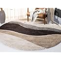 SOMEDA 4x4 feet Box Collection of Finishing Anti Slip Shaggy Fluffy Fur Rugs and Carpet for Living Room, Bedroom