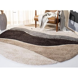 someda 6x6 feet box collection of finishing anti slip shaggy fluffy fur rugs and carpet for living room bedroom
