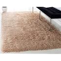 SOMEDA 6x9 feet Gold Collection of Finishing Anti Slip Shaggy Fluffy Fur Rugs and Carpet for Living Room, Bedroom