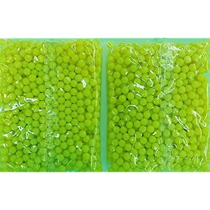 2200 pcs 6 mm plastic bb bullets for toy guns amp air gun   yellow or green colour