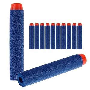 foam dart bullets for nerf n-strike elite guns - pack of 20 blue