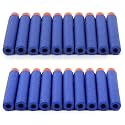 Qweezer Plastic Foam Dart Bullets Toy for Nerf N-Strike Elite Guns (20 Pieces, Blue)