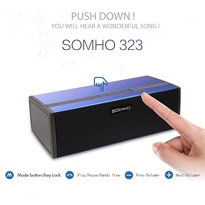 somho super bass s323 wireless portable bluetooth mini multi function speakercolour may vary
