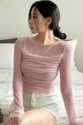 Sompal Traders Casual Solid Women Pink Top