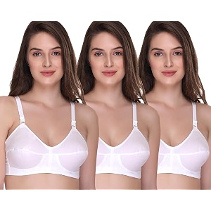 SONA Womens Bee Heart Cotton Full Coverage