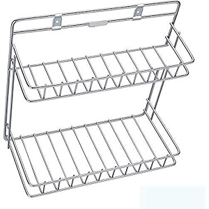 sonani stainless steel multipurpose kitchen and bathroom detergent holderbathroom rack silverspice jar rack
