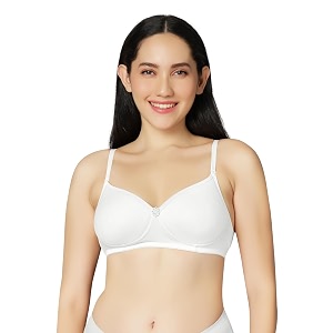 sonari 0026 women39s heavily padded t shirt bra  seamless wire free perfect design for low neckline outfits  skin friendly polyster used for all day comfort
