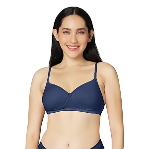 sonari 0026 women39s heavily padded t shirt bra  seamless wire free perfect design for low neckline outfits  skin friendly polyster used for all day comfort