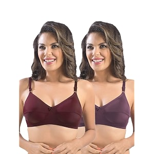 SONARI Womens Cotton Everyday Bra Non