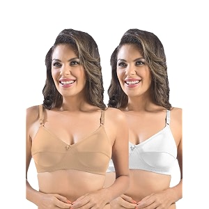 SONARI Womens Cotton Everyday Bra Non