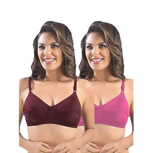 SONARI Womens Cotton Everyday Bra Non