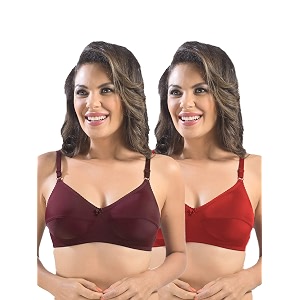 SONARI Womens Cotton Everyday Bra Non