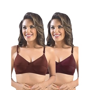 SONARI Womens Cotton Everyday Bra Non