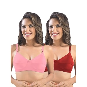 SONARI Womens Cotton Everyday Bra Non