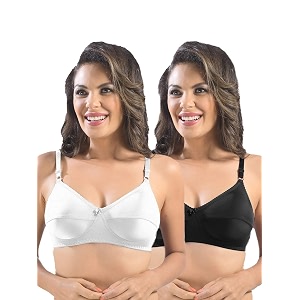 SONARI Womens Cotton Everyday Bra Non