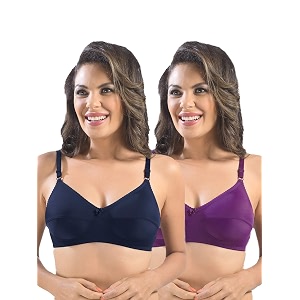 SONARI Womens Cotton Everyday Bra Non
