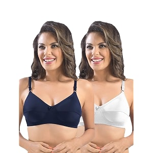 SONARI Womens Cotton Everyday Bra Non
