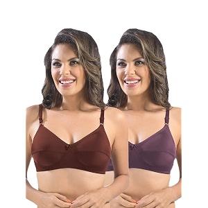 SONARI Womens Cotton Everyday Bra Non