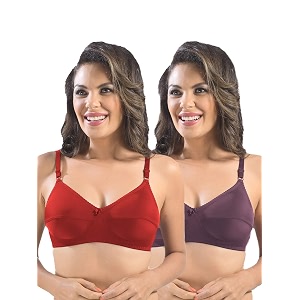 SONARI Womens Cotton Everyday Bra Non