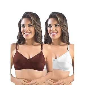 SONARI Womens Cotton Everyday Bra Non