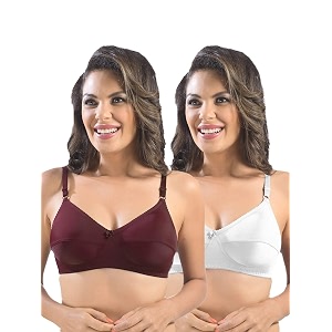 SONARI Womens Cotton Everyday Bra Non