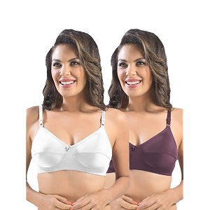 SONARI Womens Cotton Everyday Bra Non