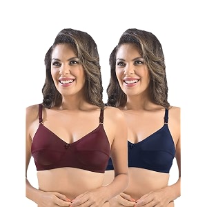 SONARI Womens Cotton Everyday Bra Non