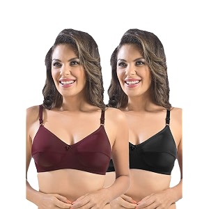 SONARI Womens Cotton Everyday Bra Non