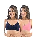 SONARI Womens Cotton Everyday Bra Non