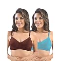 SONARI Womens Cotton Everyday Bra Non