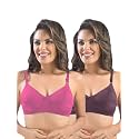 SONARI Womens Cotton Everyday Bra Non