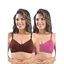 SONARI Womens Cotton Everyday Bra Non