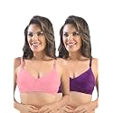 SONARI Womens Cotton Everyday Bra Non