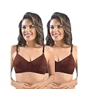 SONARI Womens Cotton Everyday Bra Non