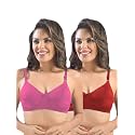 SONARI Womens Cotton Everyday Bra Non