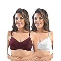 SONARI Womens Cotton Everyday Bra Non