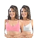 SONARI Womens Cotton Everyday Bra Non