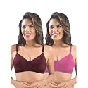 SONARI Womens Cotton Everyday Bra Non