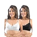 SONARI Womens Cotton Everyday Bra Non