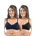 SONARI Womens Cotton Everyday Bra Non