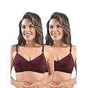 SONARI Womens Cotton Everyday Bra Non