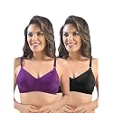 SONARI Womens Cotton Everyday Bra Non